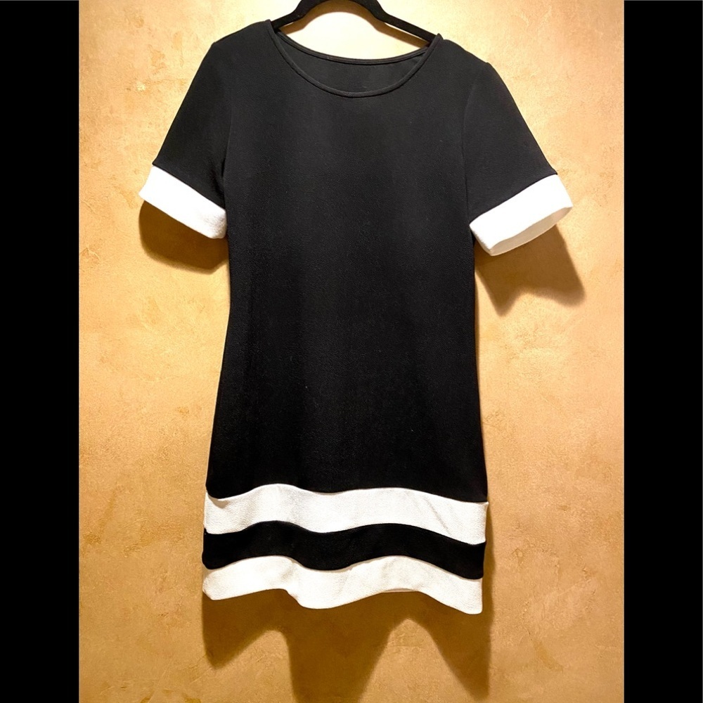 Black and white dress